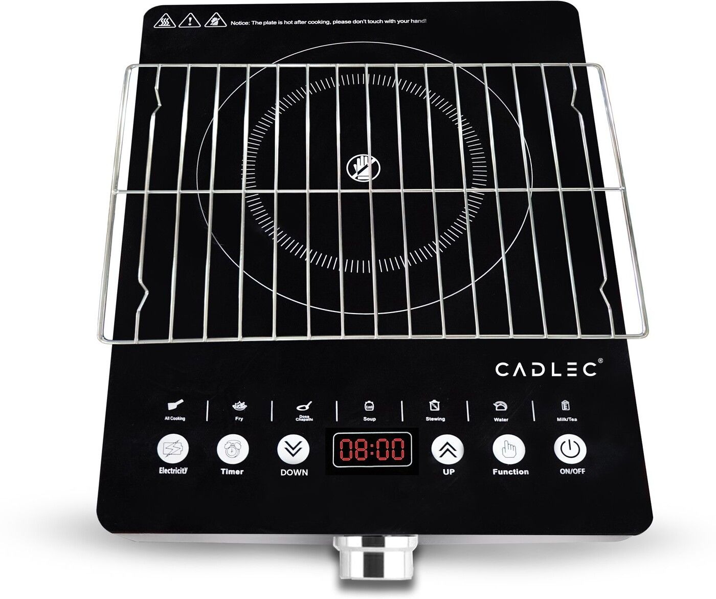 2200 W Infrared Cooktop Touch Panel