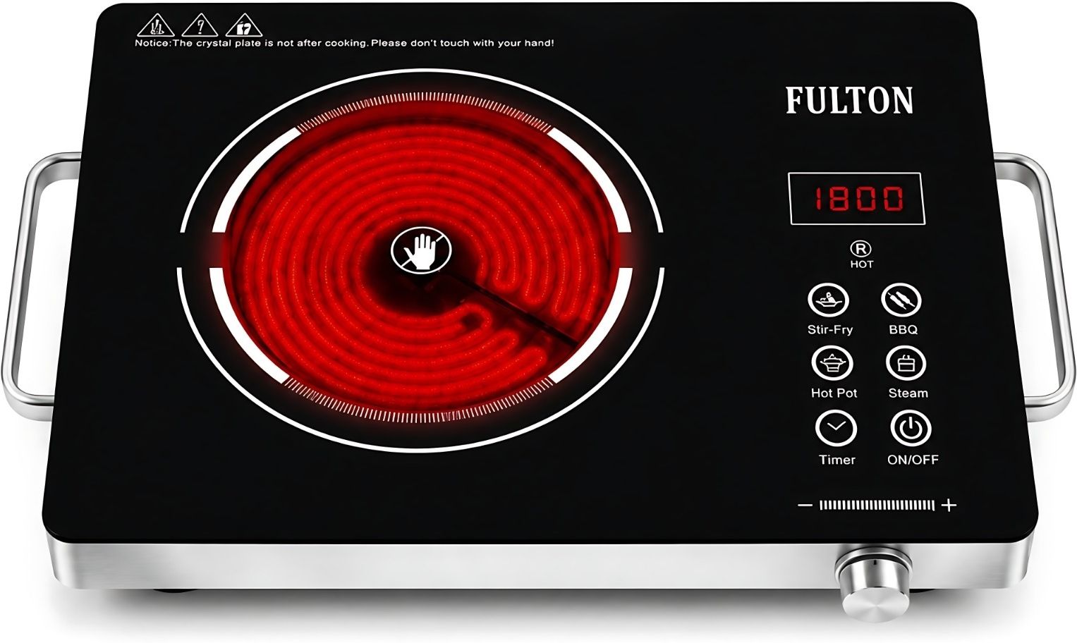 fulton 2200 W Infrared Cooktop Touch Panel-picture-24