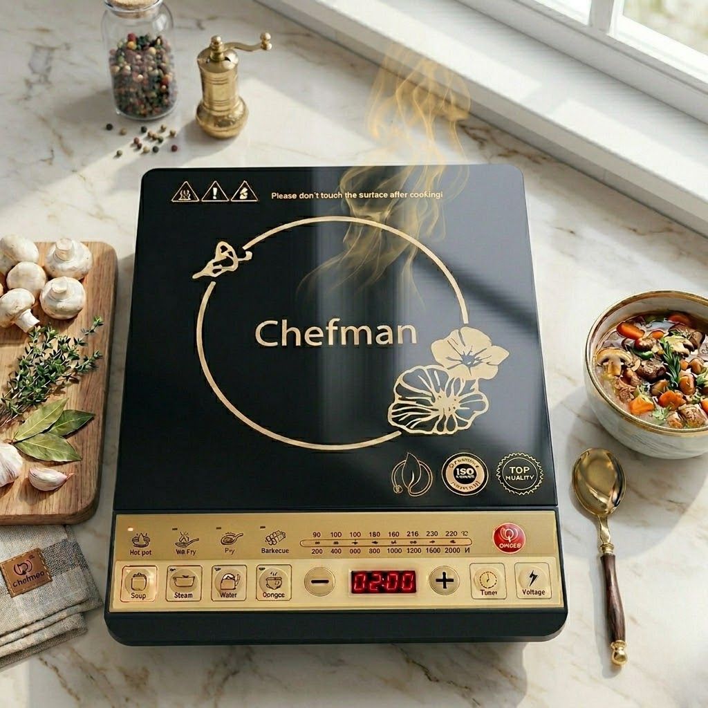 chefman 2000 W Induction Cooktop Push Button-picture-10