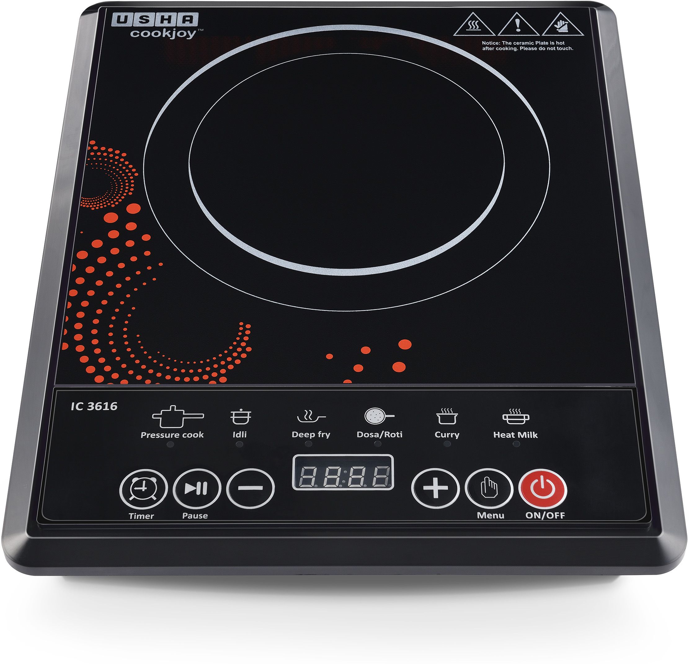 1600 W Induction Cooktop Push Button