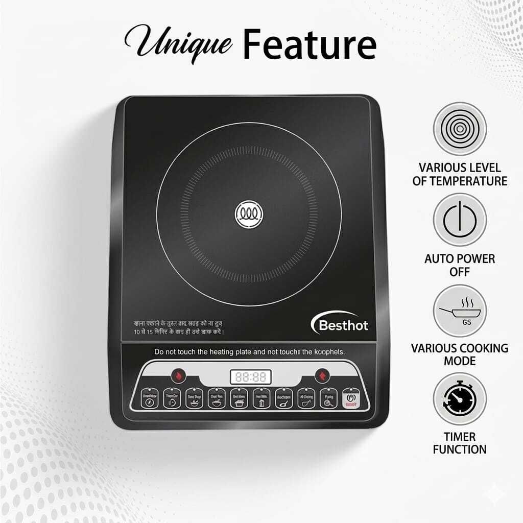 besthot 2000 W Induction Cooktop Push Button-picture-15