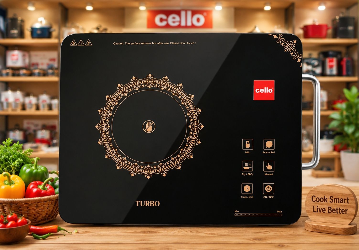 cello 2200 W Infrared Cooktop Touch Panel, Jog Dial-picture-35