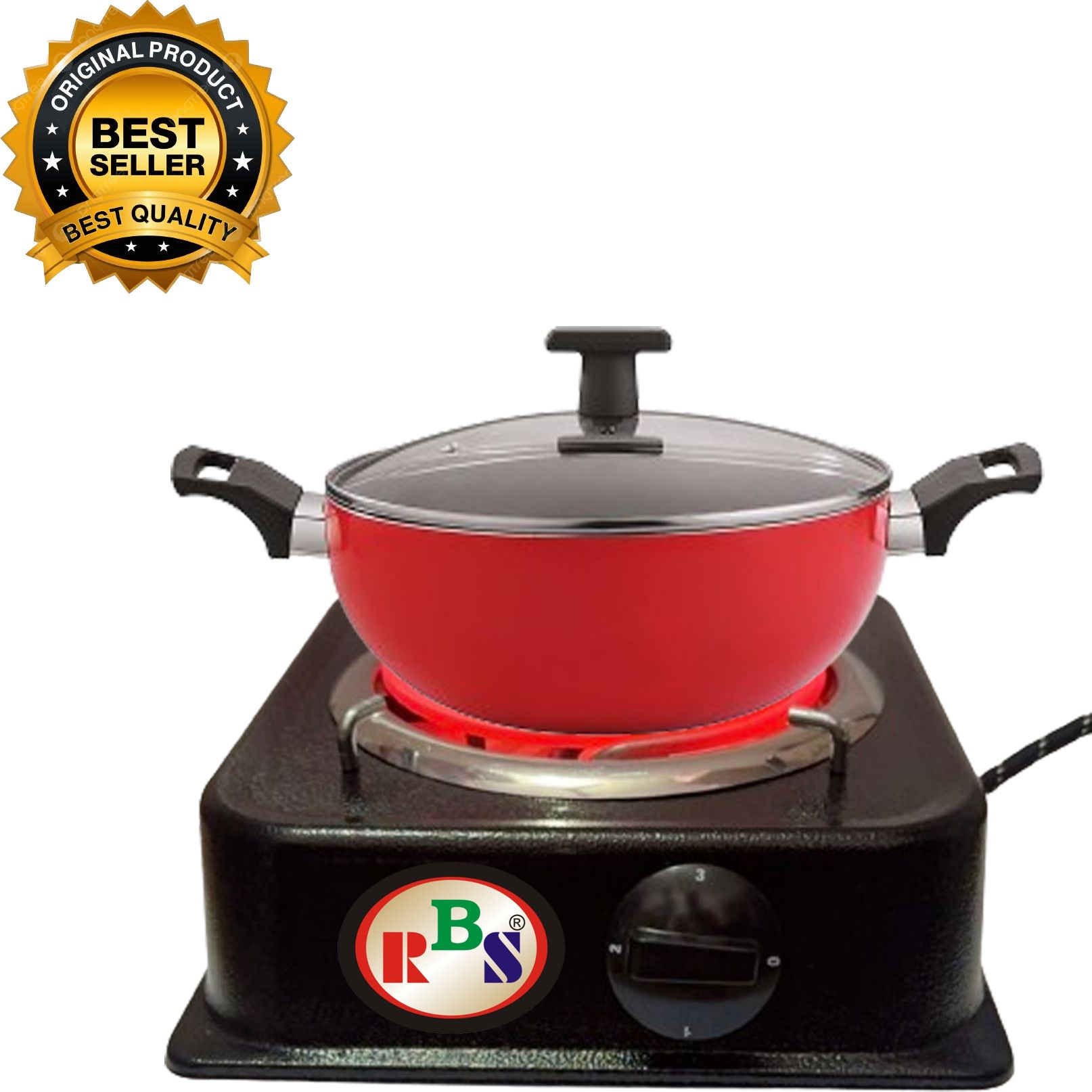 rbs 1250 W Radiant Cooktop Push Button-picture-15