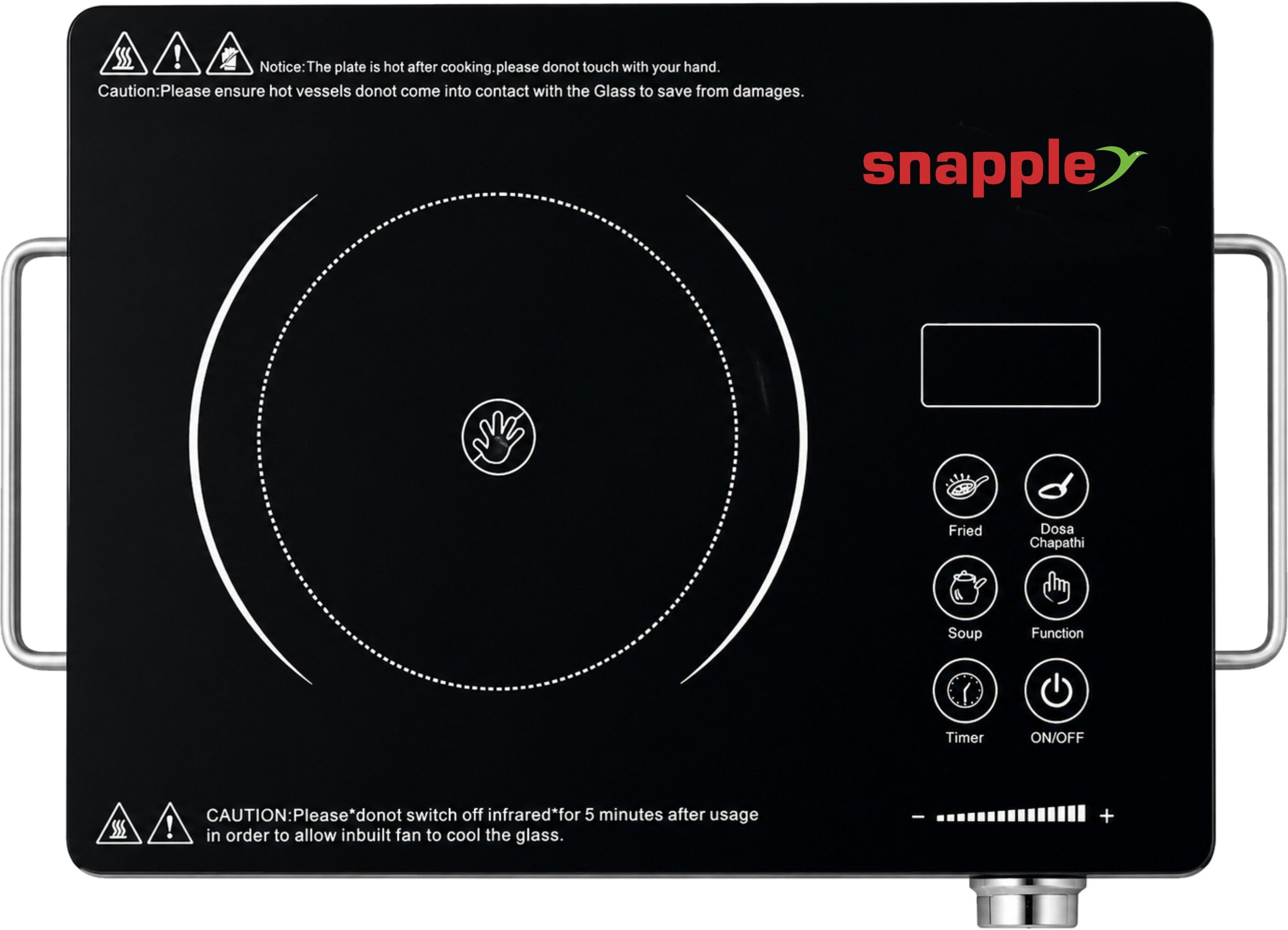 snapple 2000 W Infrared Cooktop Touch Panel-picture-36