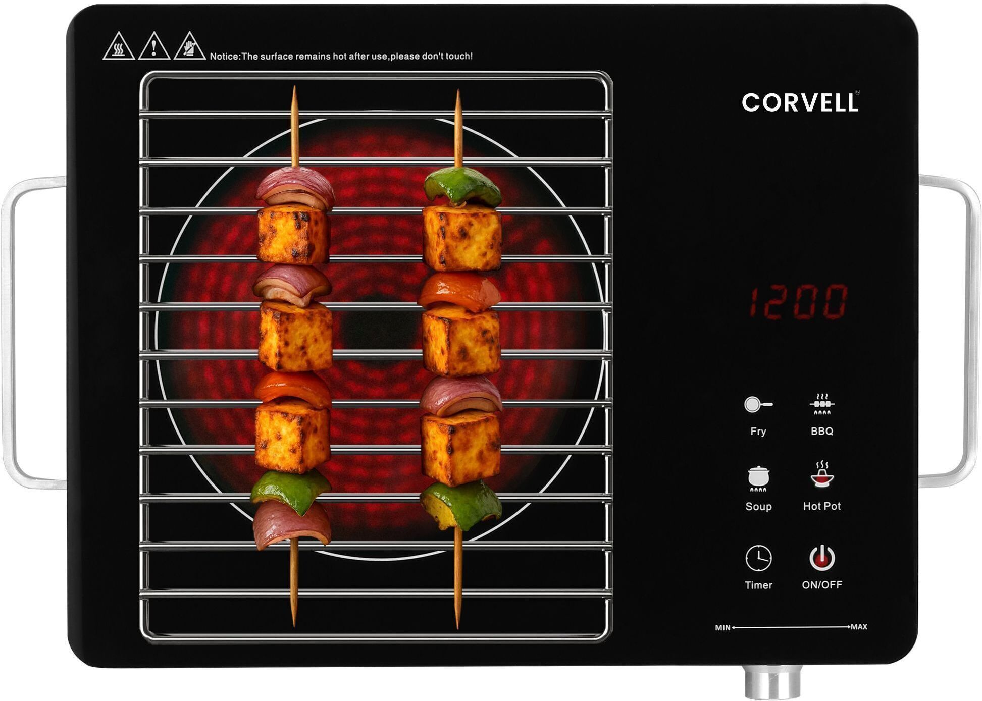 2200 W Infrared Cooktop Touch Panel-image-3