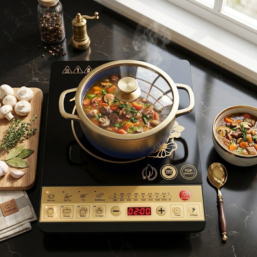 2000 W Induction Cooktop Push Button-image-7