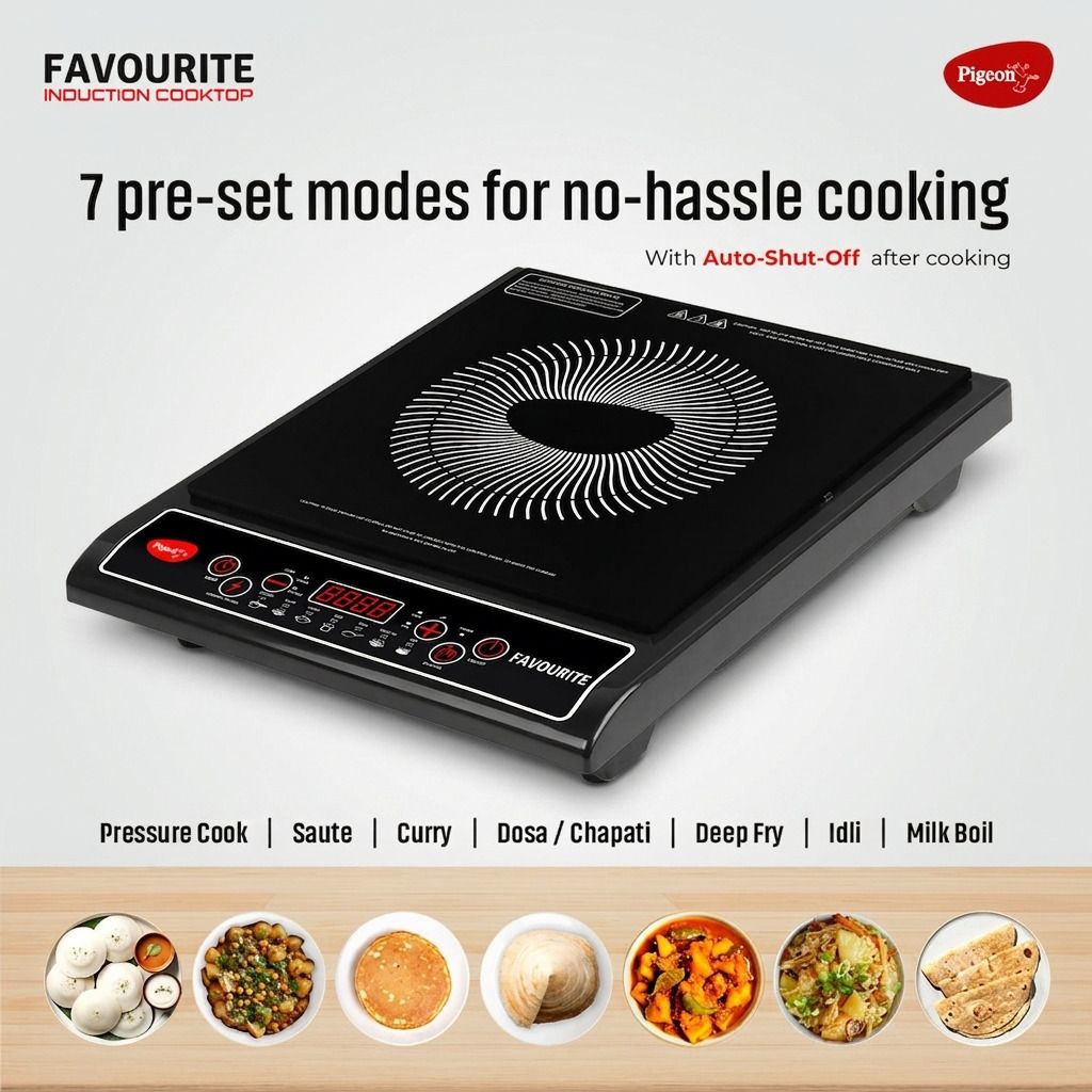 pigeon 1800 W Induction Cooktop Push Button-picture-10