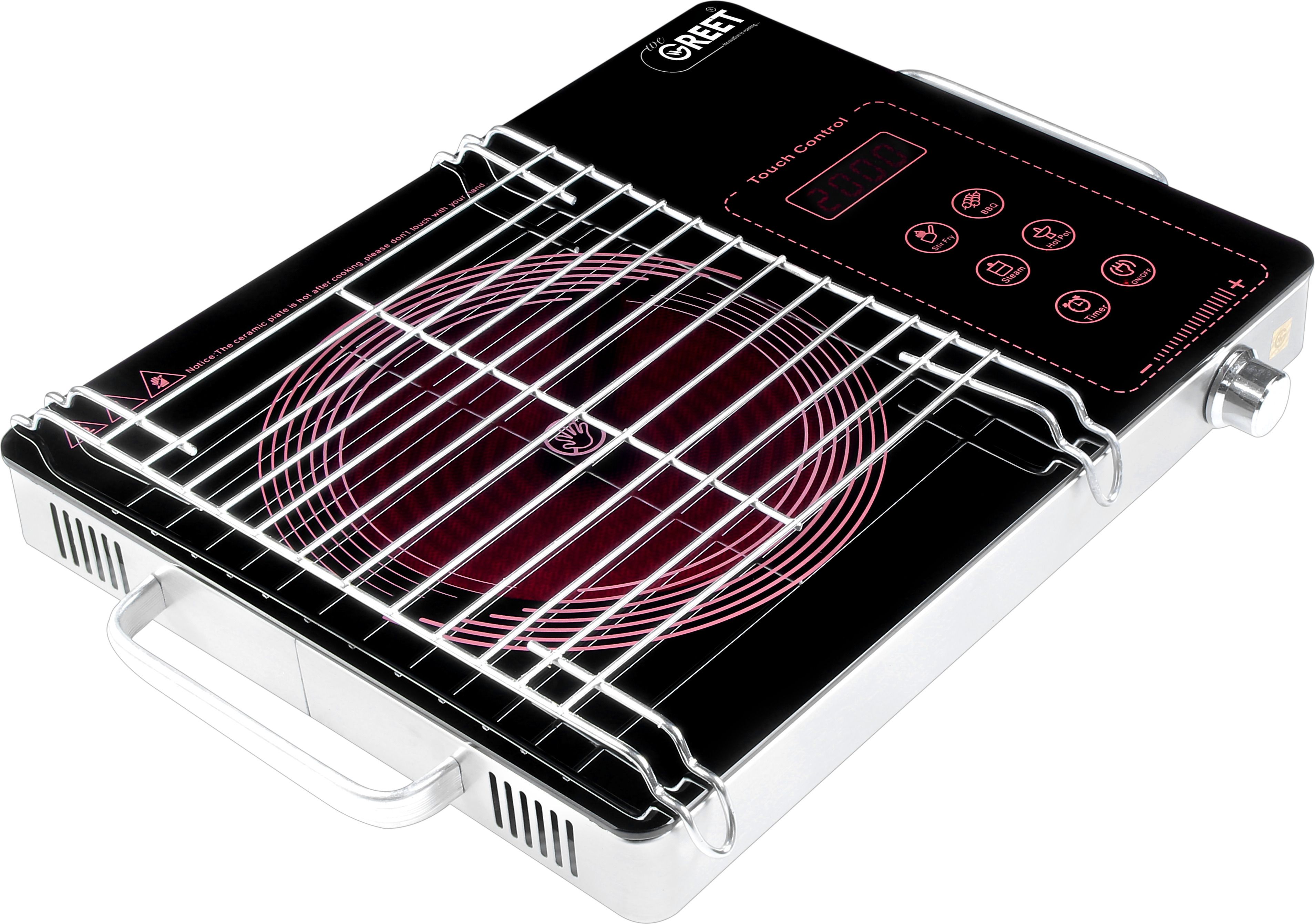 wegreet 2400 W Induction Cooktop Touch Panel, Push Button, Jog Dial-picture-28