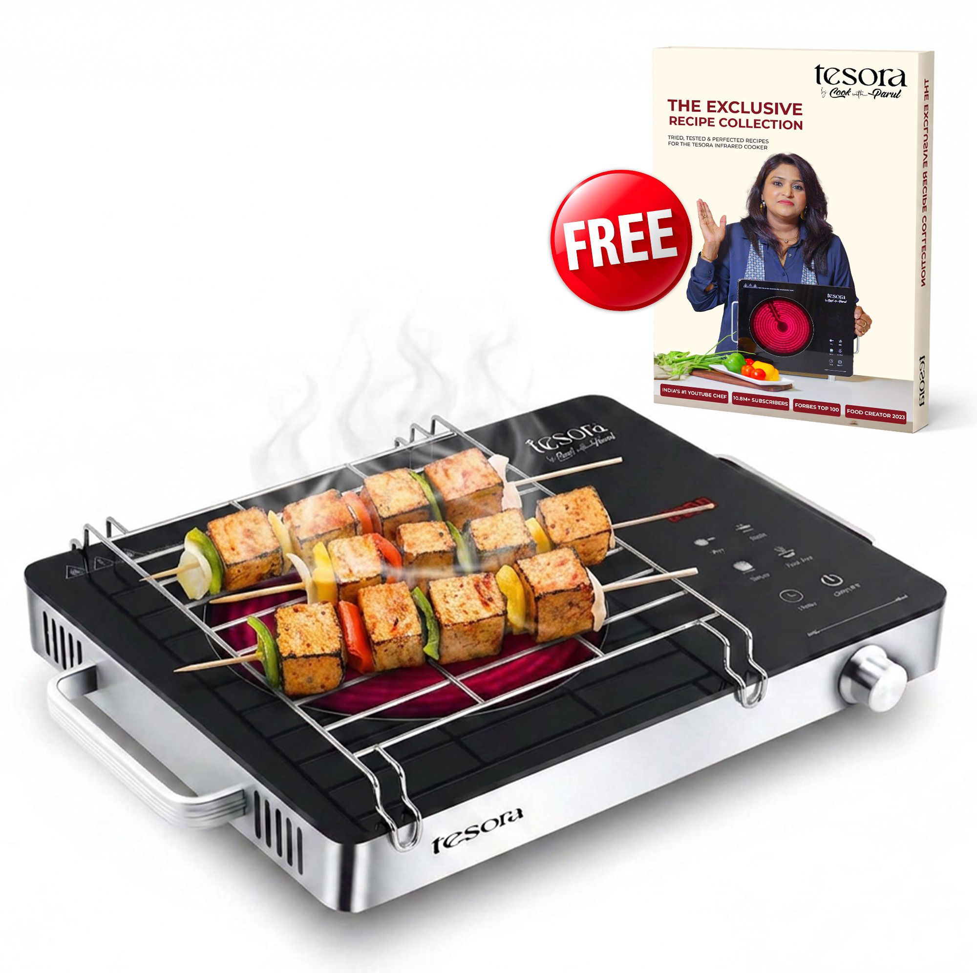 tesora 2200 W Infrared Cooktop Jog Dial, Touch Panel-picture-37