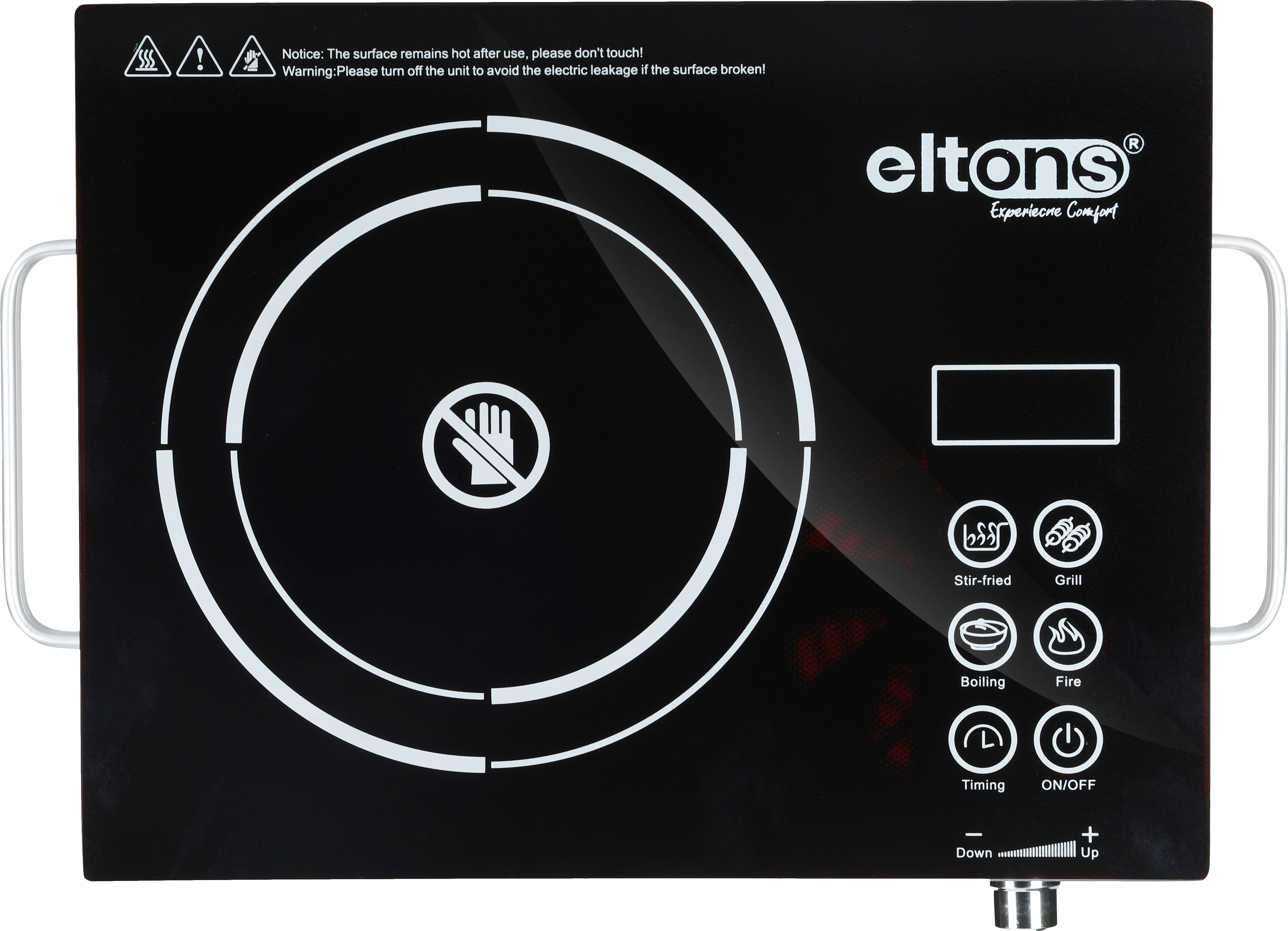 eltons 2200 W Radiant Cooktop Touch Panel, Jog Dial-picture-10