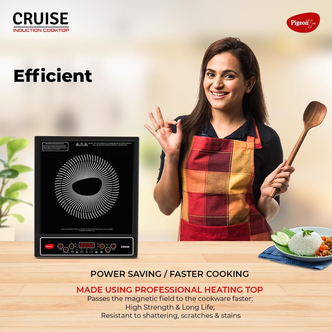 pigeon 1800 W Induction Cooktop Push Button-picture-13