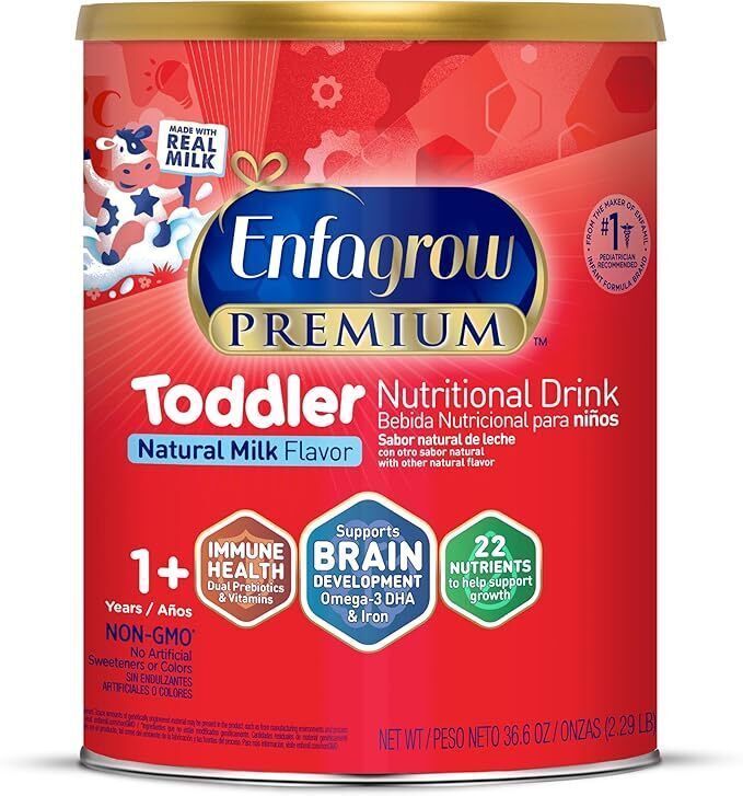 PREMIUM Toddler Nutritional Drink, Omega-3 DHA for Brain Support