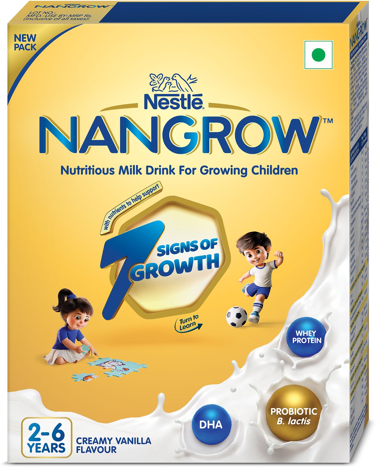 Nutritious Milk drink for growing children Creamy Vanilla Flavor