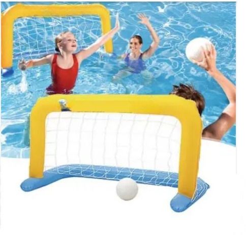 hornflow Inflatable (IND*77) Set Water Polo Game for Pool Multicolor Inflatable Hoppers & Bouncer-picture-8