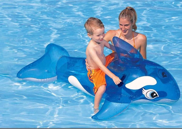 kindertales Children's Inflatable (IND *9937) Whale Float For Pool And Beach Inflatable Swimming Pool-picture-22