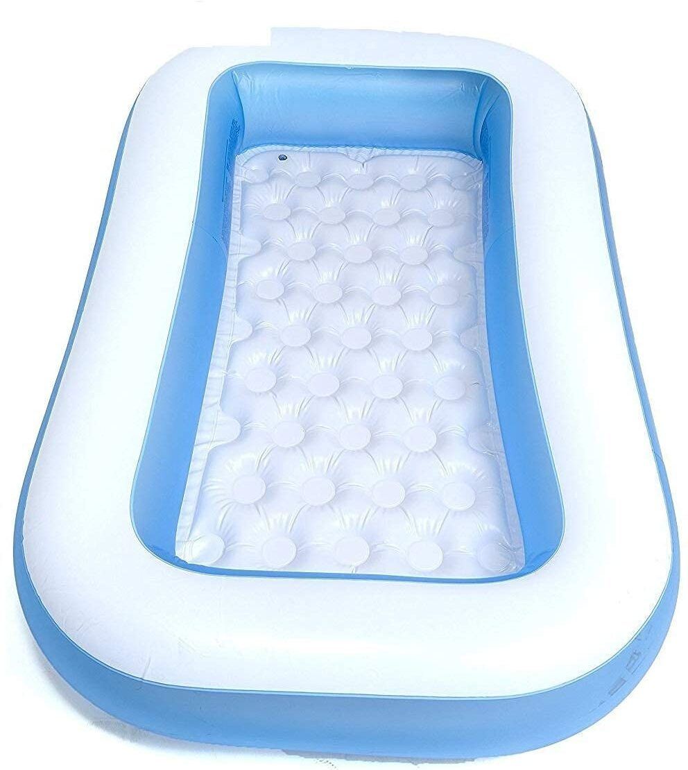 Pool, Bath tub, Water Pool for Kids (Rectangular 5.5 Feet) Inflatable Swimming Pool