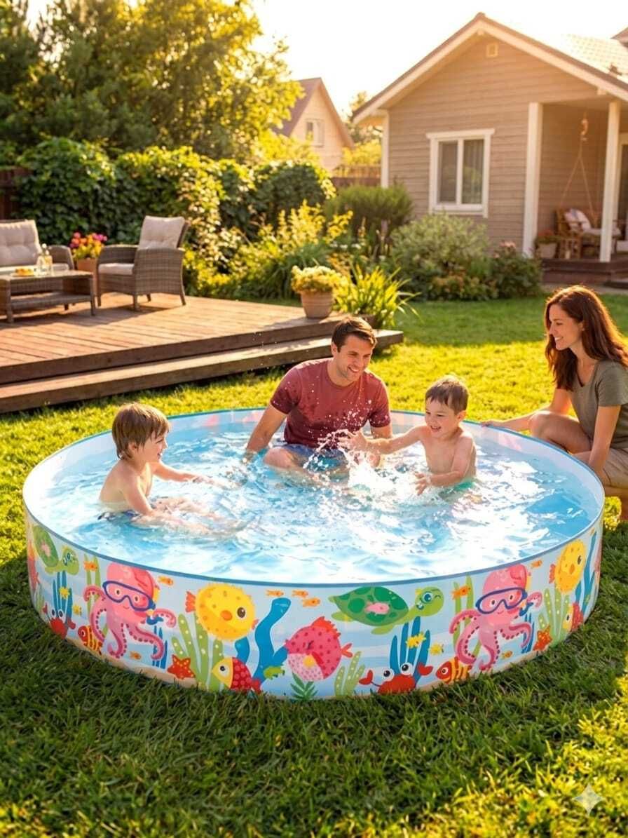 tiny tales Pool For Kids - 5 Feet (IND*29) Swimming Pool Inflatable Swimming Pool-picture-35