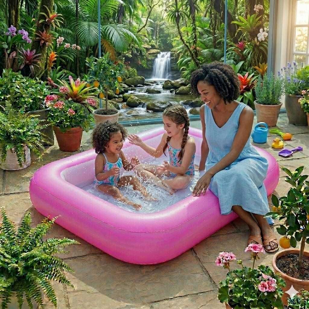 Inflatable Swimming (IND*3149)Pool for Kids & Adults, Inflatable Swimming Pool-image-39