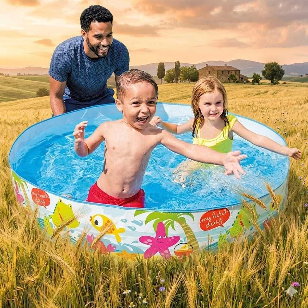 tiny tales Kids Water Swimming(IND*308) Pool Bath Toy Inflatable Swimming Pool-picture-6