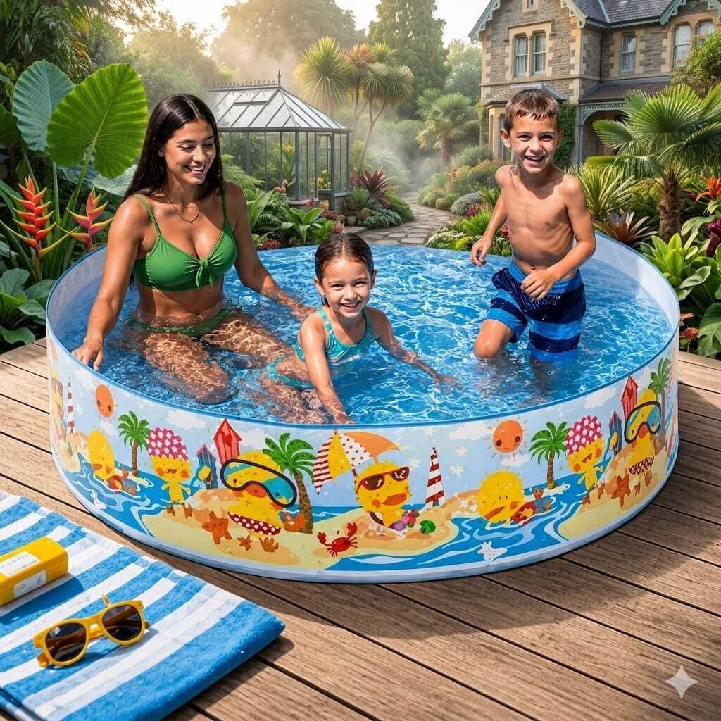 intelligent 5 Feet Non-Inflatable Kids(IND*51) Swimming Pool Inflatable Swimming Pool-picture-45