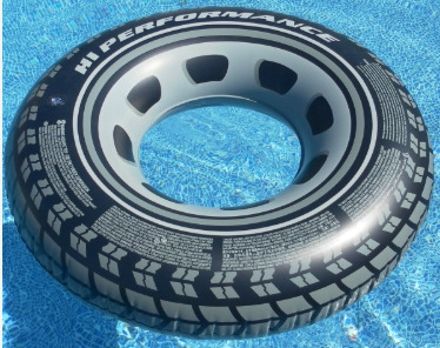 kindretales Swimming Pool Tire Tube Water Inflatable Swimming ( IND *4521) Float Inflatable Swimming Safety Tube-picture-10