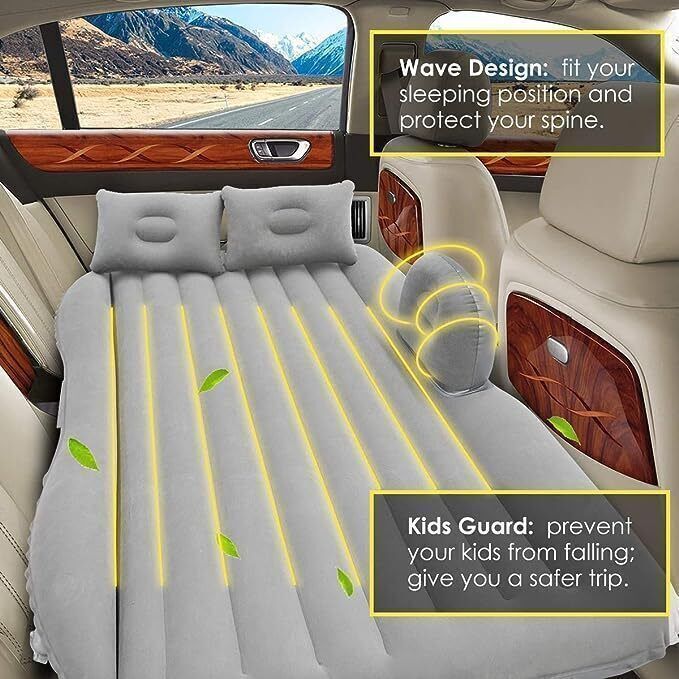 SP Inflatable Air Mattress with Pillow Fits Most Car Models Inflatable Sofa/ Chair-image-40