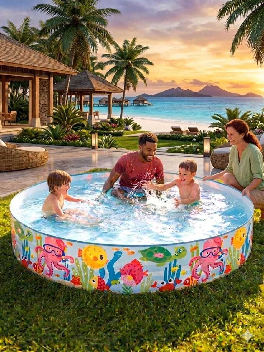 intelligent Summer Special 5 feet Kid (IND*127)Swimming Pool Inflatable Swimming Pool-picture-7