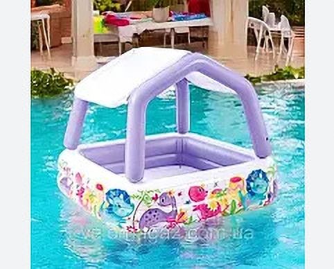 Sun Shade inflatable children's(IND*93035) pool Inflatable Swimming Safety Tube-image-10