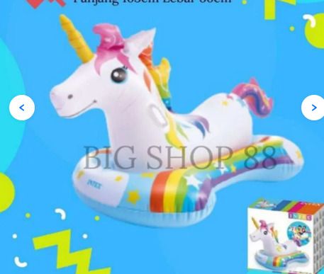 tiny tales Inflatable (IND*3652) unicorn for swimming 163x86 cm Inflatable Swimming Safety Tube-picture-16