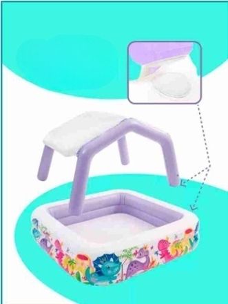 hornflow Sun Shade Pool Air Inflatable Tube(IND*83512) with 22cm Height Inflatable Swimming Safety Tube-picture-3