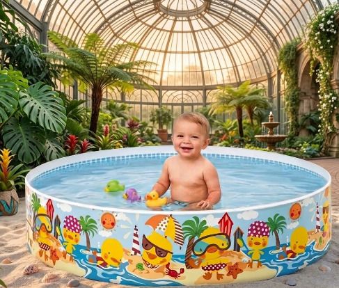 intelligent 5 Feet Kids Water Pool Bath Tub(IND*71204) Swimming Pool Inflatable Swimming Pool-picture-30