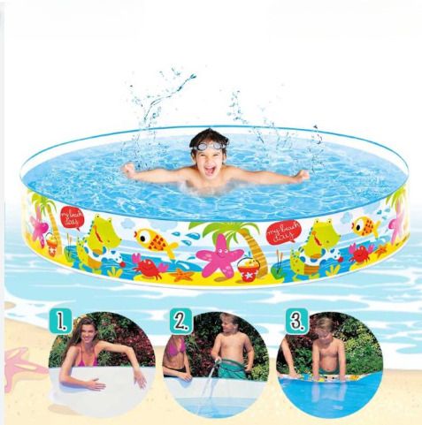 kindertales Above Ground Kids Pool (IND*159) Paddling Pool Inflatable Swimming Pool-picture-48