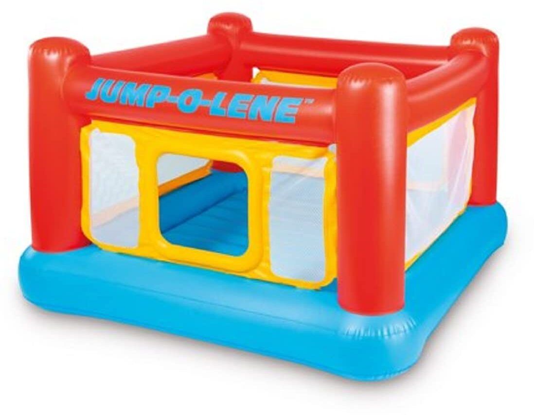 Inflatable Original Playhouse, Trampoline Playground With Free Pump Inflatable Hoppers & Bouncer