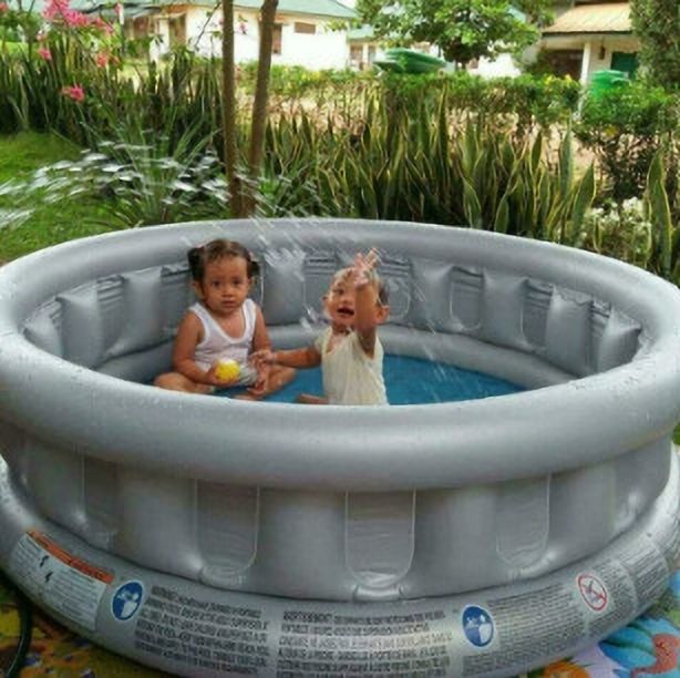 tiny tales Kolam (IND*65) Renang Anak Space Ship with free pump Inflatable Swimming Pool-picture-44