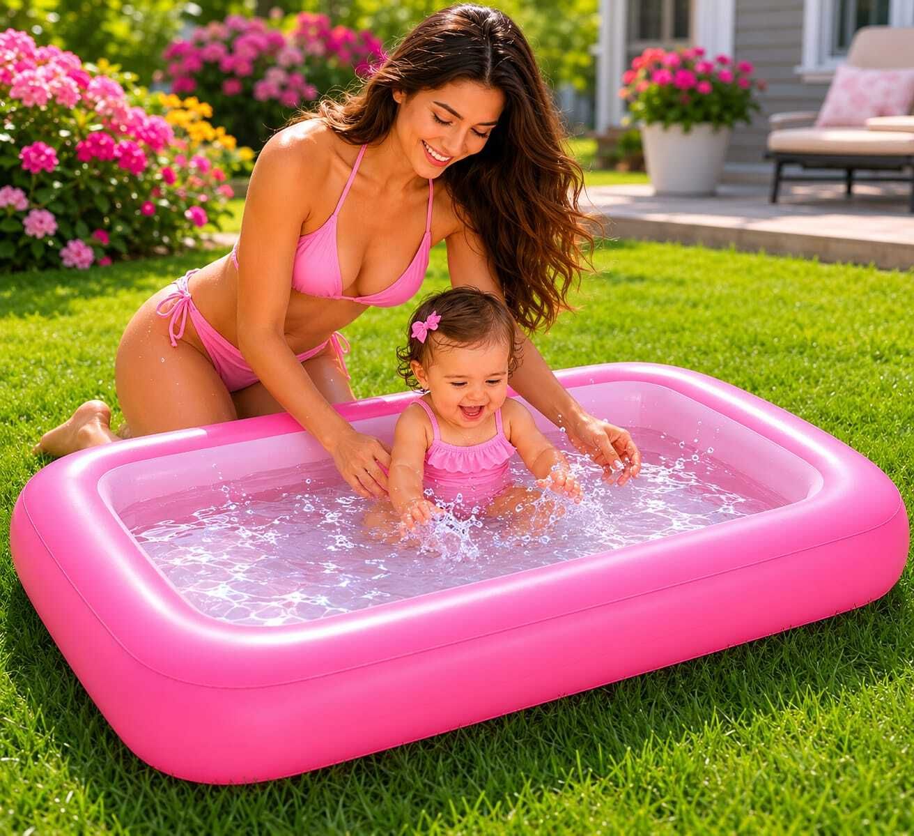 Inflatable Swimming (IND*2739)Pool for Kids Inflatable Swimming Pool-image-34