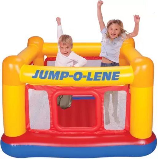 Jump O Lene (Blue) With Free Pump1162 Inflatable Hoppers & Bouncer