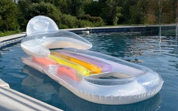 Outdoor Inflatable Swimming Pool Float NEON FROST AIR MATS Inflatable Swimming Mats-image-37