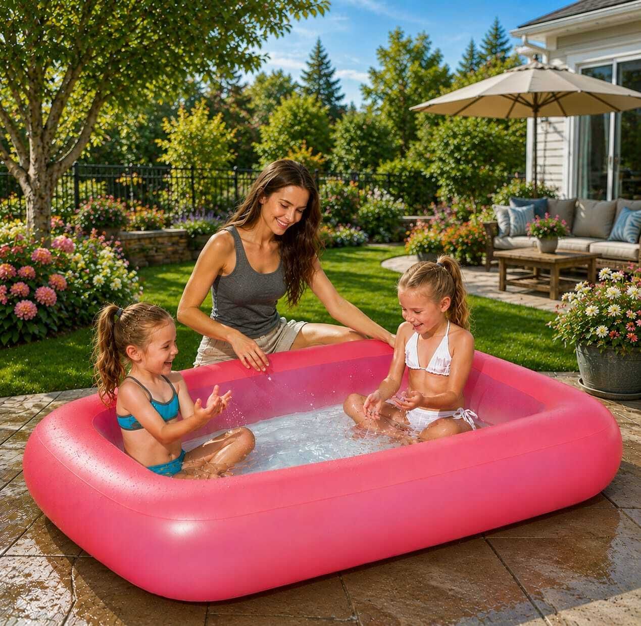 kindertales Inflatable Rectangular (IND*12435)Swimming Pool Inflatable Swimming Pool-picture-22
