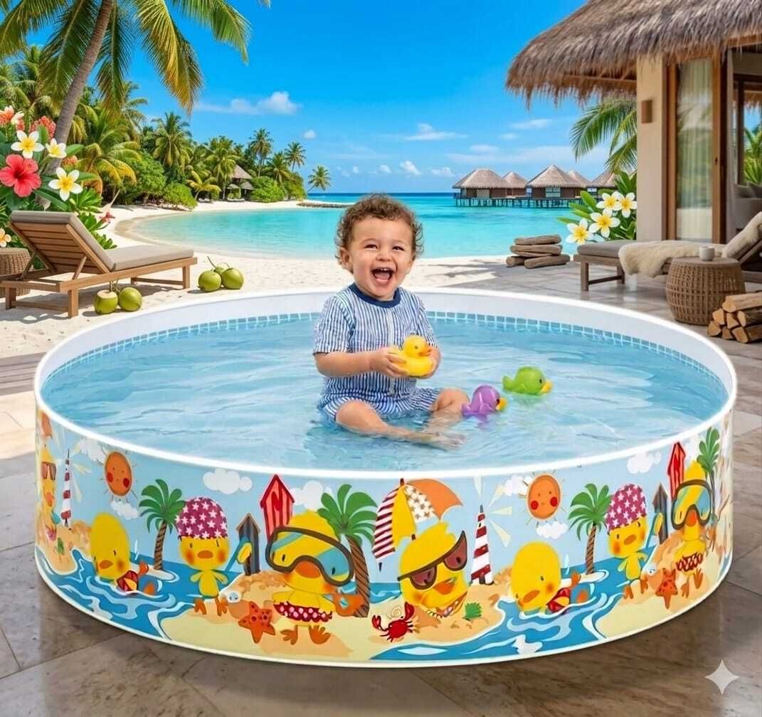 intelligent 5 feet Round Swimming Pool(IND*7507) Baby Bath Tub Inflatable Swimming Pool-picture-34