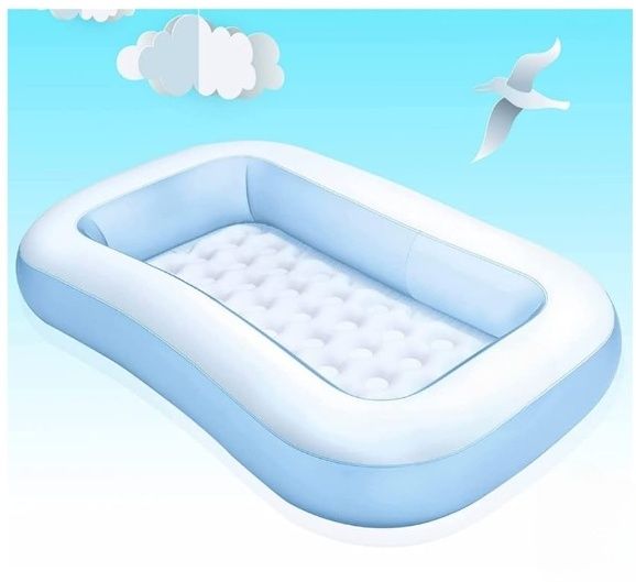 tiny tales 5ft Soft Inflatable Rectangular (IND*9104)Swimming Pool Inflatable Swimming Pool-picture-10