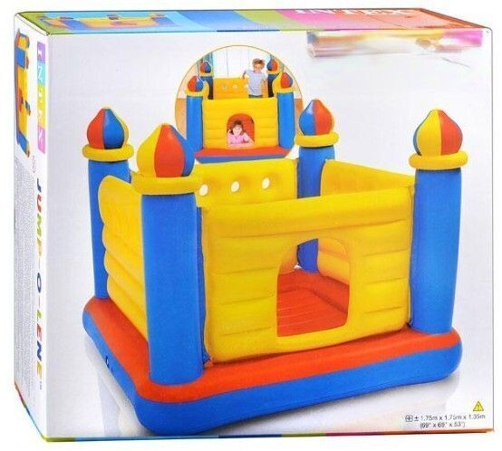 Inflatable Original Playhouse, (IND*606) Playground With Free Pump1144 Inflatable Hoppers & Bouncer