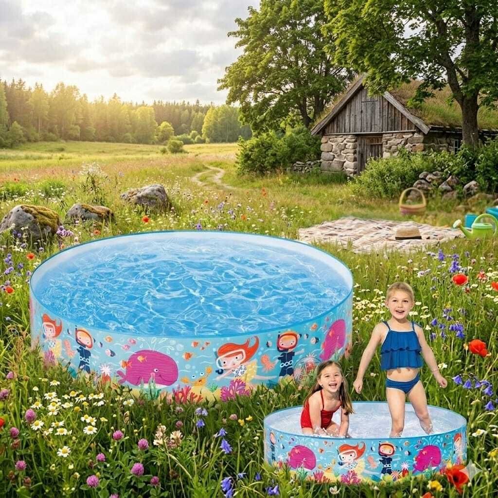 tiny tales 4 Feet Kids Water Bath Tub(IND*135) Swimming Pool Inflatable Swimming Pool-picture-28