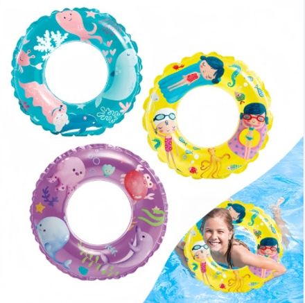 tiny tales 59242 Inflatable Transparent Ring (IND*95312) Swim Tube Inflatable Swimming Safety Tube-picture-6