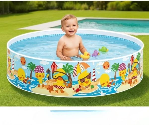 intelligent 5 feet Fun Round Swimming Pool (IND*807)Baby for kids Inflatable Swimming Pool-picture-24