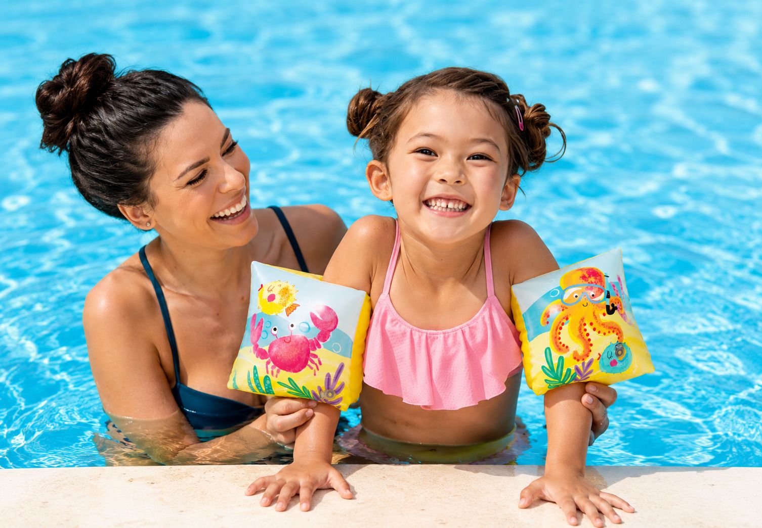 Swimming Floating Arm band for kids boys girls floater training Inflatable Arm Floating Bands-image-33