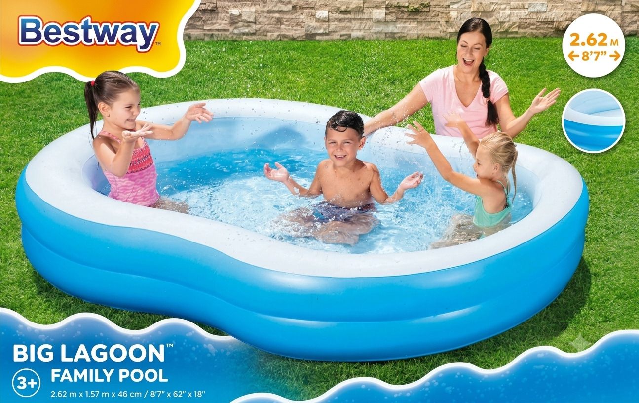 The Big Lagoon Family Pool Inflatable Swimming Pool-image-34
