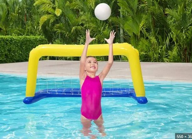 hornflow Inflatable (IND*81) Set Water Polo Game for Pool Multicolor Inflatable Hoppers & Bouncer-picture-43