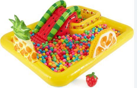 Fun N Fruity Inflatable Play (IND*7463) Centre And Pool With Free Pump Inflatable Swimming Pool-image-34