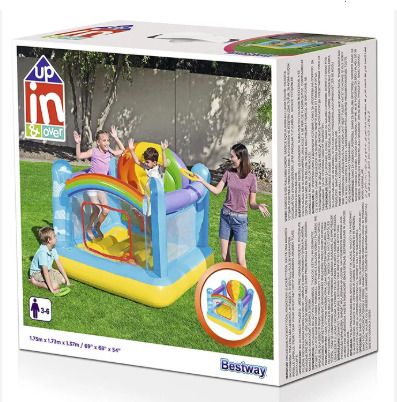 Jumpin Balloon(IND*95912) Bouncer, With Free Electric Pump 1.75mx1.73mx1.37m Inflatable Hoppers & Bouncer