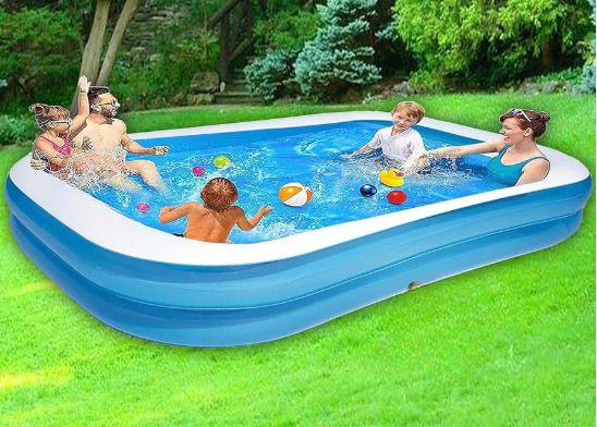 hornflow 8.7 Tubs for Kids and Adults (IND*982027)with Free Electric pump Inflatable Swimming Pool-picture-13